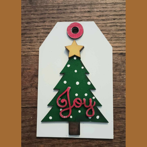Christmas Tree Tag Ornament