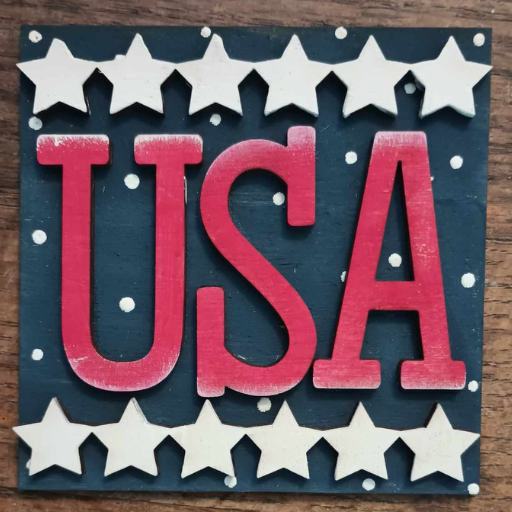 4 inch USA sign DIY KIT