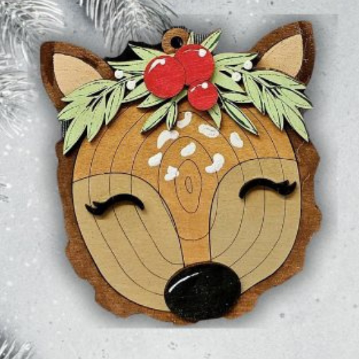 Woodland Deer Ornament DIY Kit
