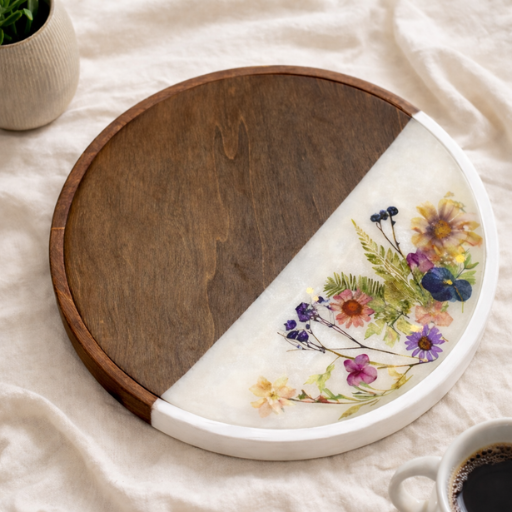 May 19th, 2026 Choose 1, trays or new suncatcher all with dried flowers, Hosted by Southern Grace Mercantile at Painting Around