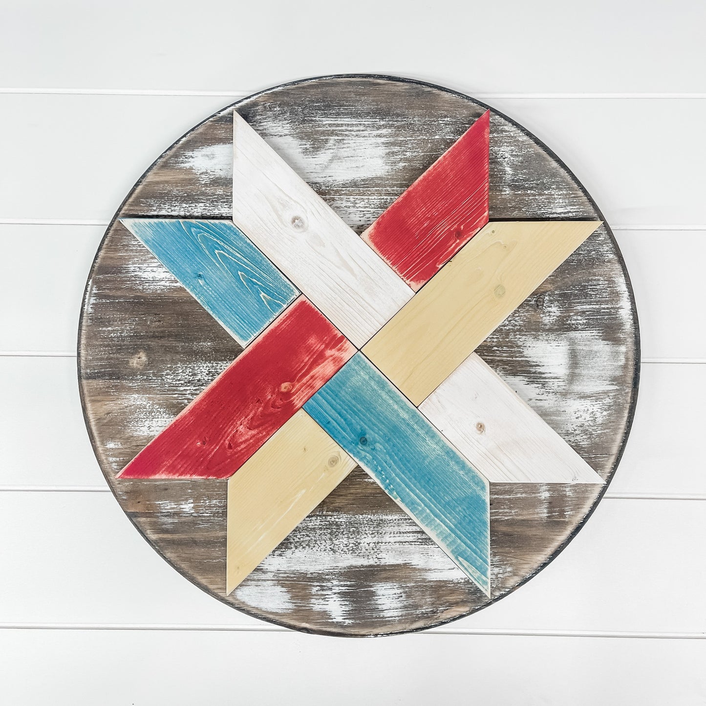 16" Barn Quilt Star Doorhanger