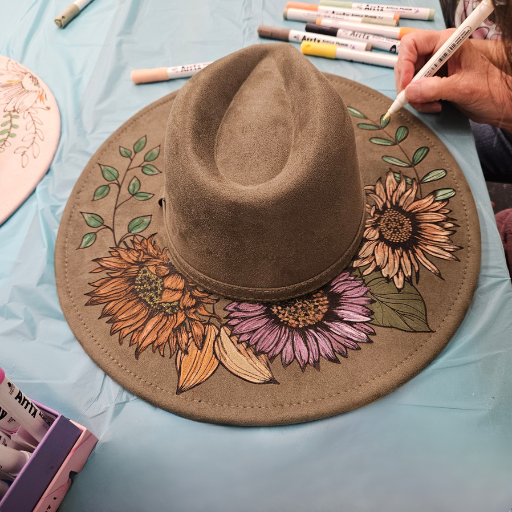 GIRL'S NIGHT OUT! MAY 5th, 2026 Hat Painting Party at Painting Around Knox