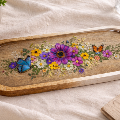 May 19th, 2026 Choose 1, trays or new suncatcher all with dried flowers, Hosted by Southern Grace Mercantile at Painting Around